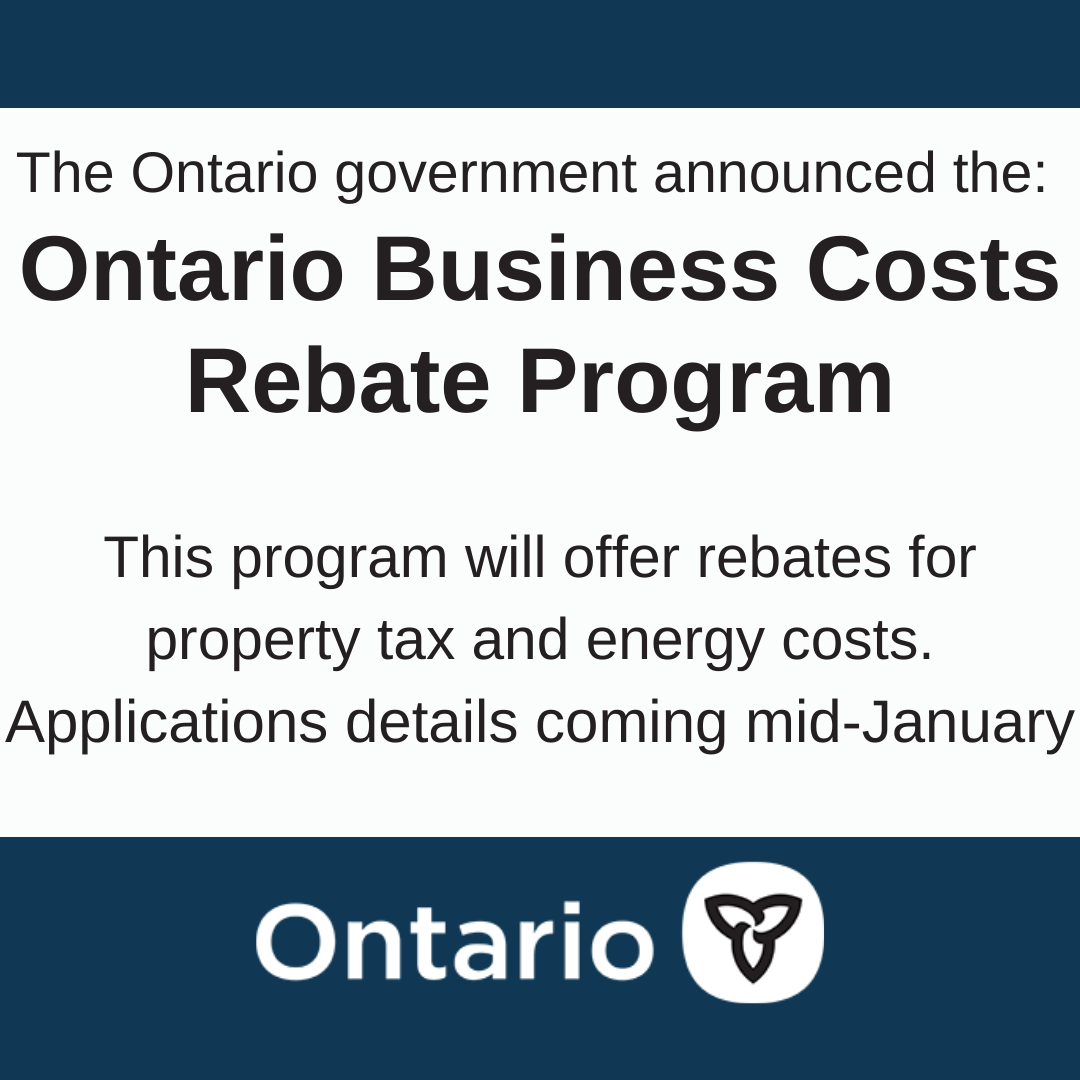 Provincial rebate program
